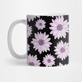 Violet Floral Pattern Mug